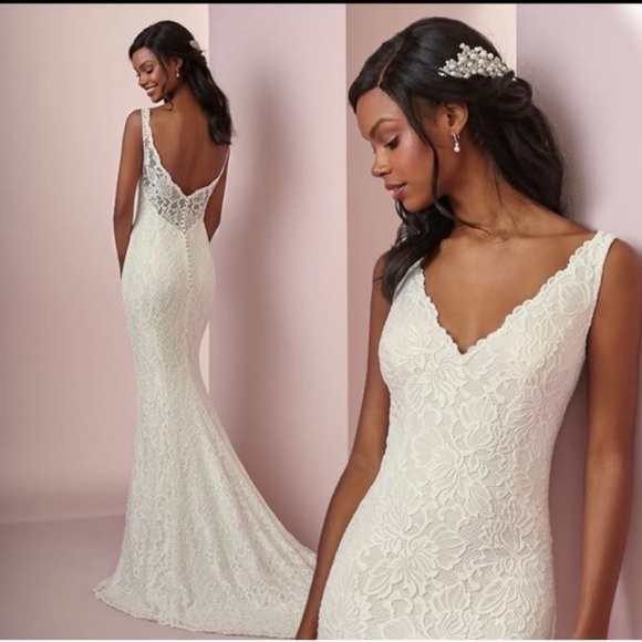 TINA Wedding Dress by Rebecca Ingram a Maggie Sottero Designs - NWOT - Size 14 - Picture 4 of 5